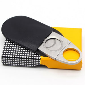 COHIBA Cigar Cutter Double Stainless Steel