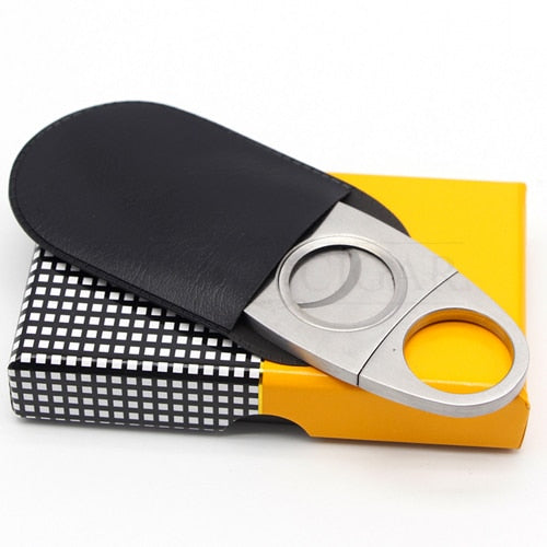 COHIBA Cigar Cutter Double Stainless Steel