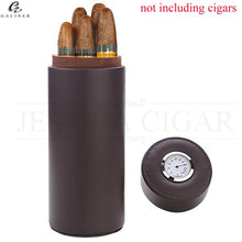 Load image into Gallery viewer, Travel Box Leather Cigars Case
