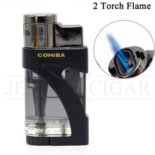 Load image into Gallery viewer, COHIBA Transparent Butane Gas Lighter