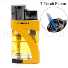 Load image into Gallery viewer, COHIBA Transparent Butane Gas Lighter