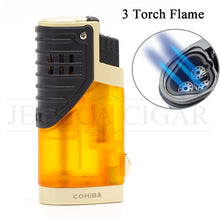 Load image into Gallery viewer, COHIBA Transparent Butane Gas Lighter