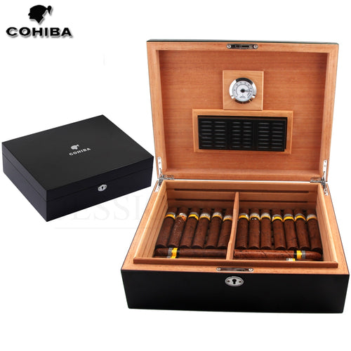 COHIBA Wood Cigar Humidor