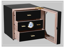 Load image into Gallery viewer, Black cabinet cigar box